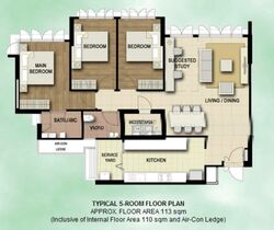 Blk 342C Yishun Natura (Yishun), HDB 5 Rooms #598232301